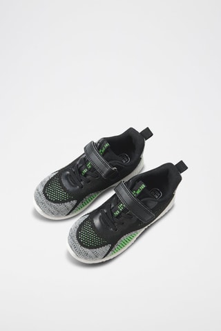 Tennis Gris clair chiné et noir