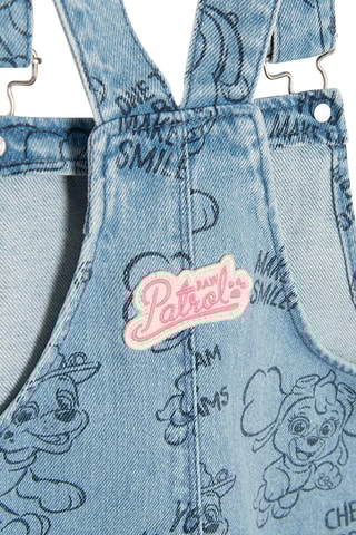 Robe-salopette en jean Pat' Patrouille Bleu marine