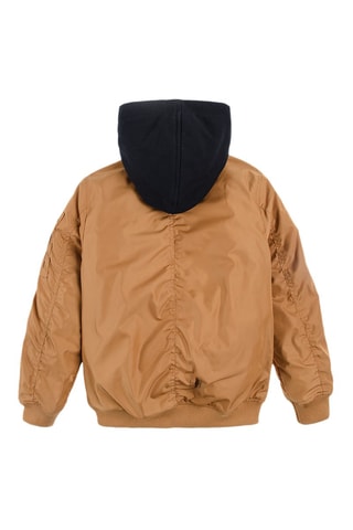 Bomber à capuche - Camel