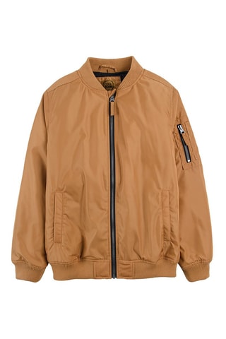 Bomber à capuche - Camel