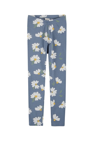 2 leggings - Moutarde et indigo