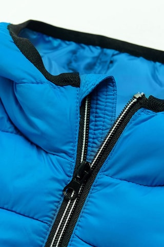 Doudoune à capuche - Bleu cobalt