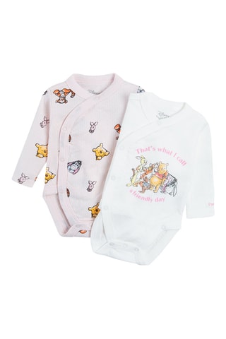 2 bodys Winnie l’Ourson Disney - Rose et blanc