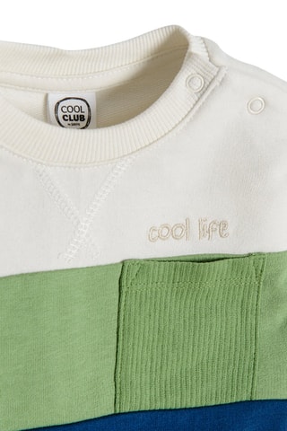 Sweat et jogging - Bleu roi et gris chiné