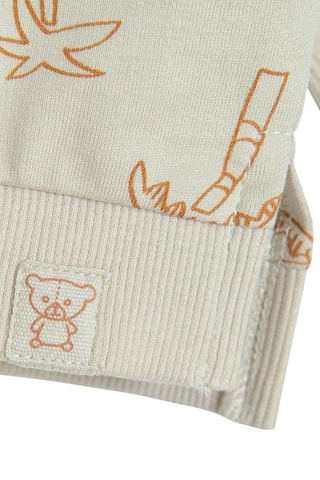 Sweat - Beige et orange