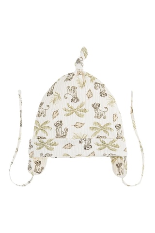 Bonnet aviateur Simba Le Roi Lion Disney Blanc