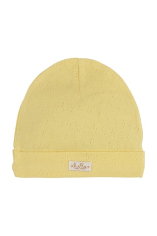 2 bonnets - Jaune et rose