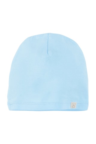 2 bonnets - Ciel et blanc