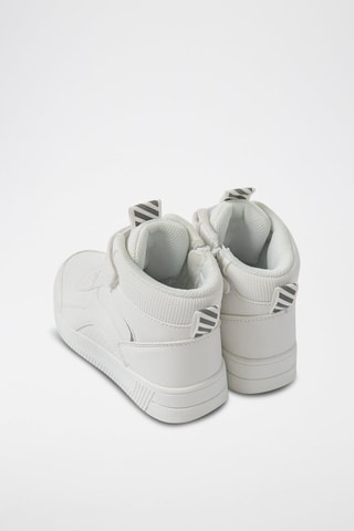 Baskets montantes Ecru