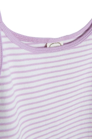 Débardeur Mauve et blanc