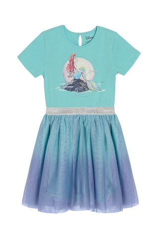 Robe bi-matière et legging Ariel La petite Sirène Disney Turquoise