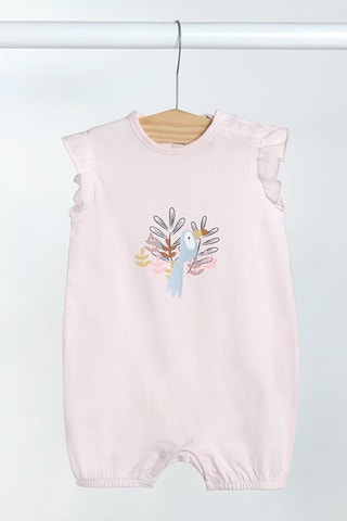 2 barboteuses - Jaune et rose