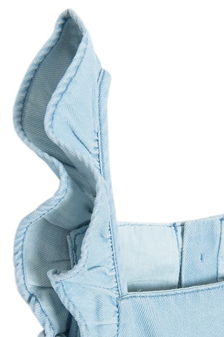 Robe-salopette en jean Ciel