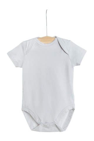 5 bodys Saumon, blanc et turquoise