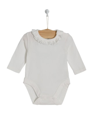 Body et grenouillère Blanc et vert d’eau