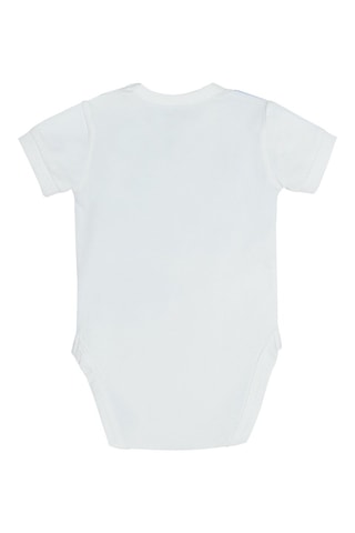 Body trompe-l’œil Blanc et bleu clair