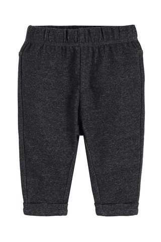 Body trompe-l’œil et pantalon Blanc et gris foncé chiné