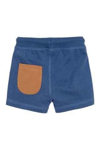 T-shirt et short Camel et bleu marine