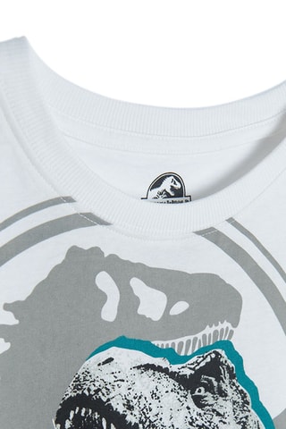 T-shirt Jurassic World Blanc