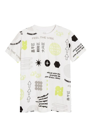 T-shirt Blanc et noir