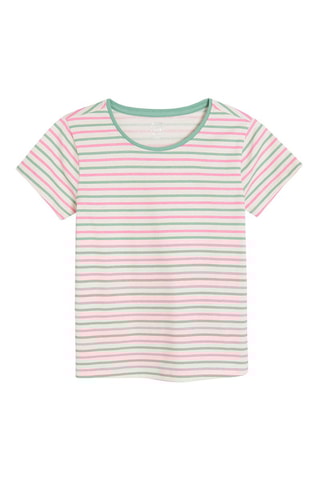 2 t-shirts Vert et rose