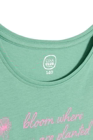 2 t-shirts Vert et rose