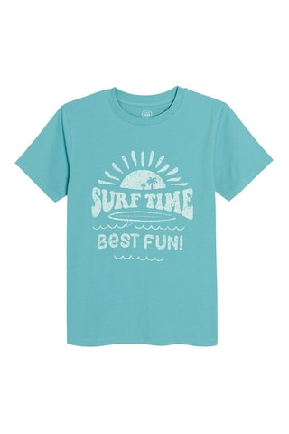 2 t-shirts Blanc et vert d’eau