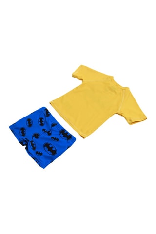 T-shirt et short de bain Batman La Ligue des Justiciers DC Comics Jaune et bleu roi