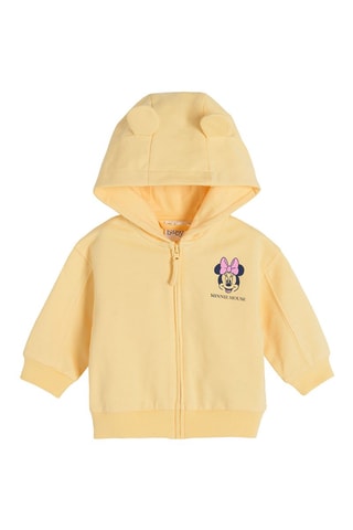 Sweat à capuche à oreilles Minnie et Daisy Disney Jaune