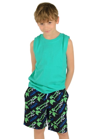 Short de bain Minecraft Noir