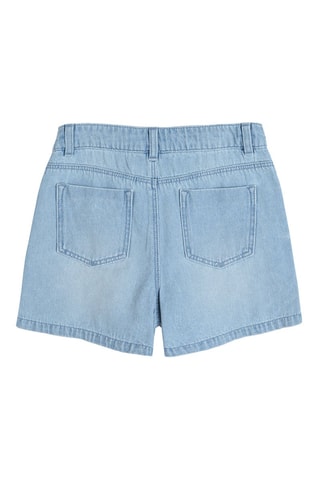 Short en jean Bleu