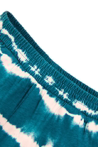 Short tie and dye Bleu