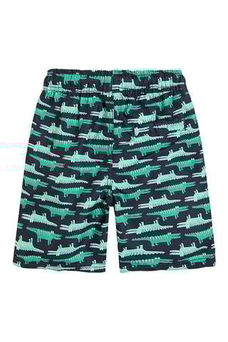Short de bain Noir et vert d’eau