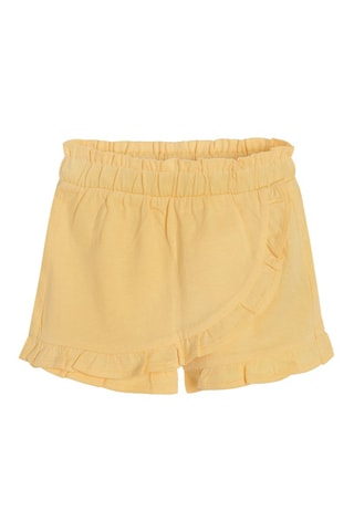 T-shirt et jupe-short Blanc et jaune