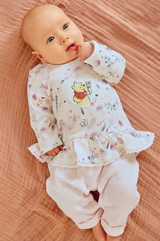 T-shirt et pantalon Winnie l’Ourson Disney Blanc et rose