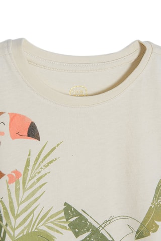 T-shirt et legging Blanc et jaune