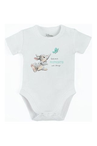 Ensemble 5 pièces Bambi et Panpan Bambi Disney Blanc et beige chiné