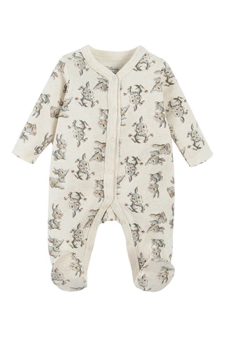 Ensemble 5 pièces Bambi et Panpan Bambi Disney Blanc et beige chiné