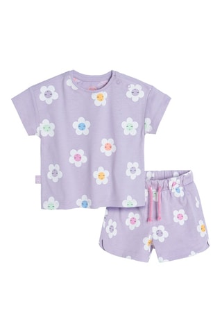 T-shirt et short Mauve