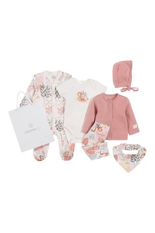 Ensemble 6 pièces Blanc et rose