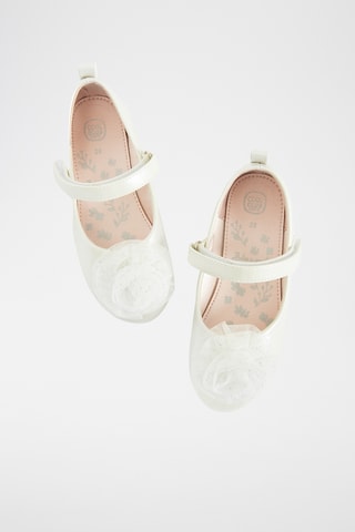 Ballerines vernies - Blanc