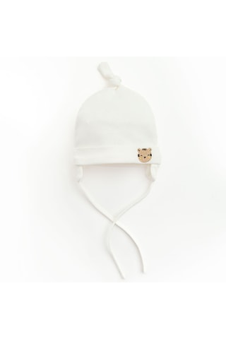 2 bonnets aviateurs - Blanc et beige