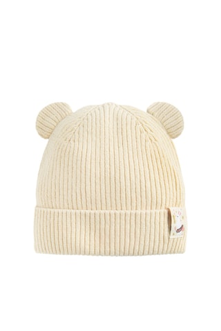 Bonnet à oreilles - Beige