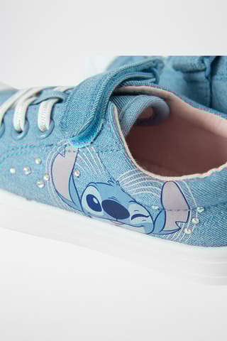 Tennis en jean Stich Lilo et Stich Disney - Ciel