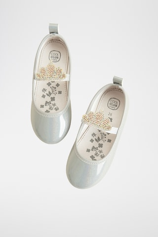 Ballerines vernies - Gris clair