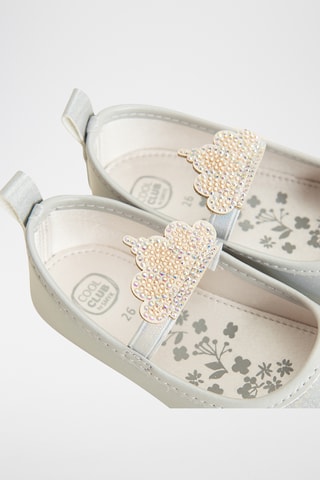 Ballerines vernies - Gris clair