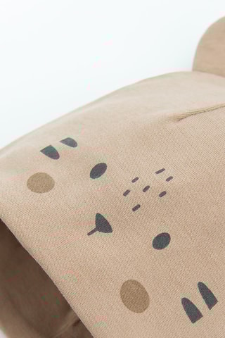 Bonnet à oreilles - Marron clair