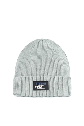 Bonnet - Gris clair chiné