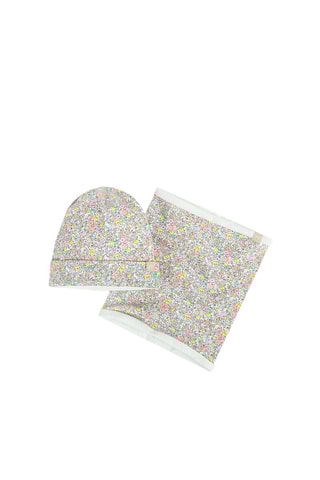 Bonnet et snood - Rose