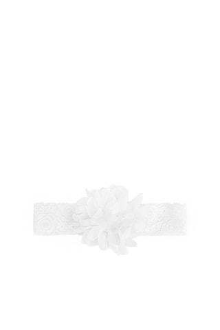 Bandeau en dentelle - Blanc